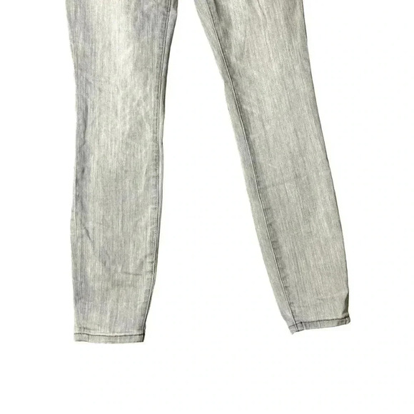 Anthro Pilcro Medium Gray High Rise Skinny Denim Jeans Women's sz 27 - Picture 4 of 7